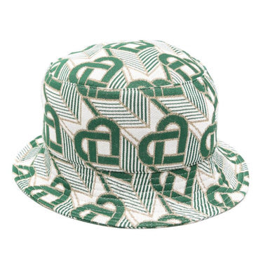 Casablanca Heart Monogram Bucket Hat Evergreen