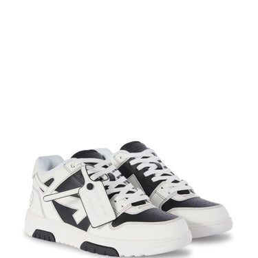 Off White Out Of Office Calf Leather Black White