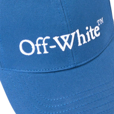 Off White Drill Logo Bksh Baseball Cap Nautical Blue White