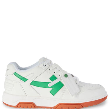 Off White Out Of Office Calf Leather White Green