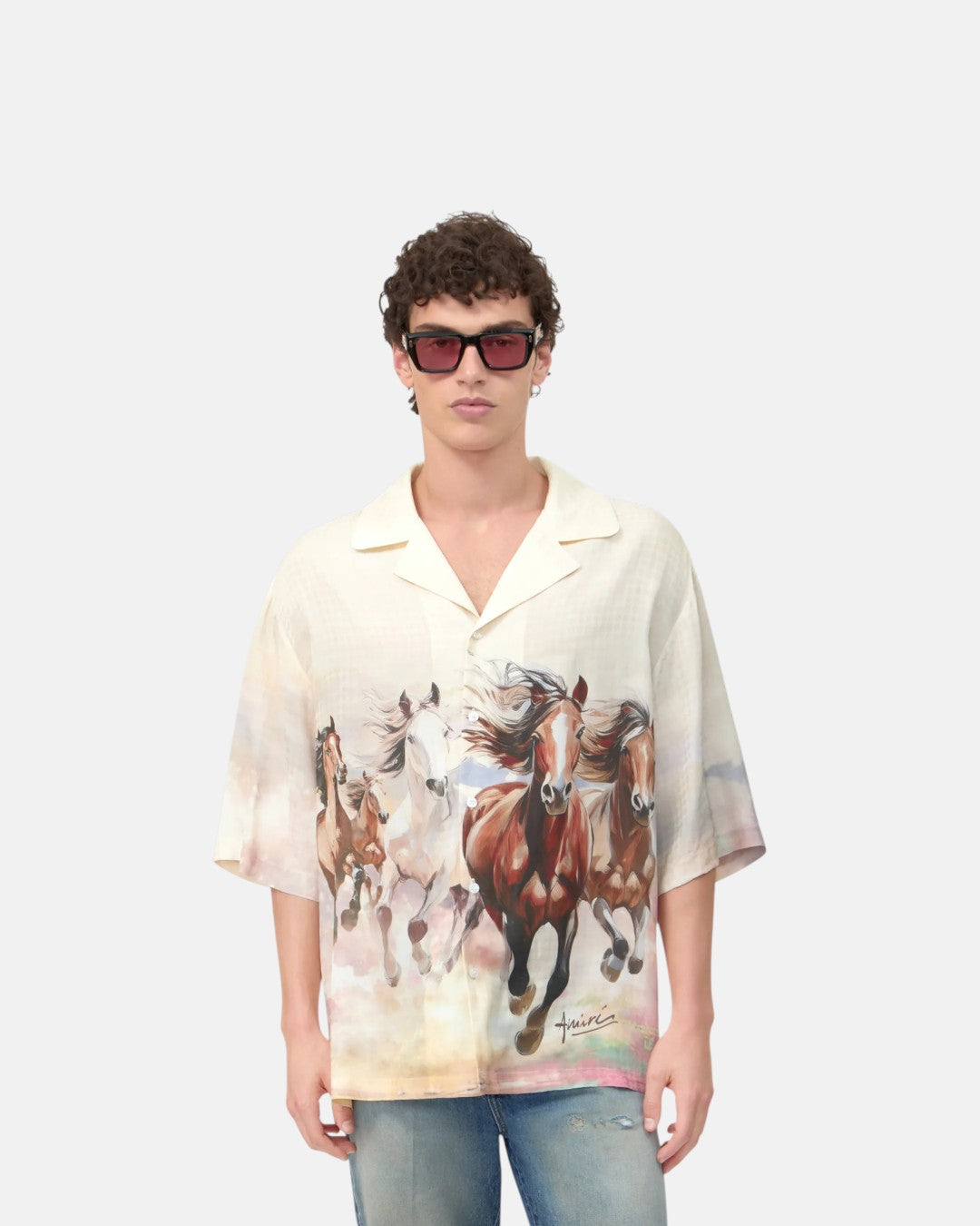 Horses Camp Shirt Multi