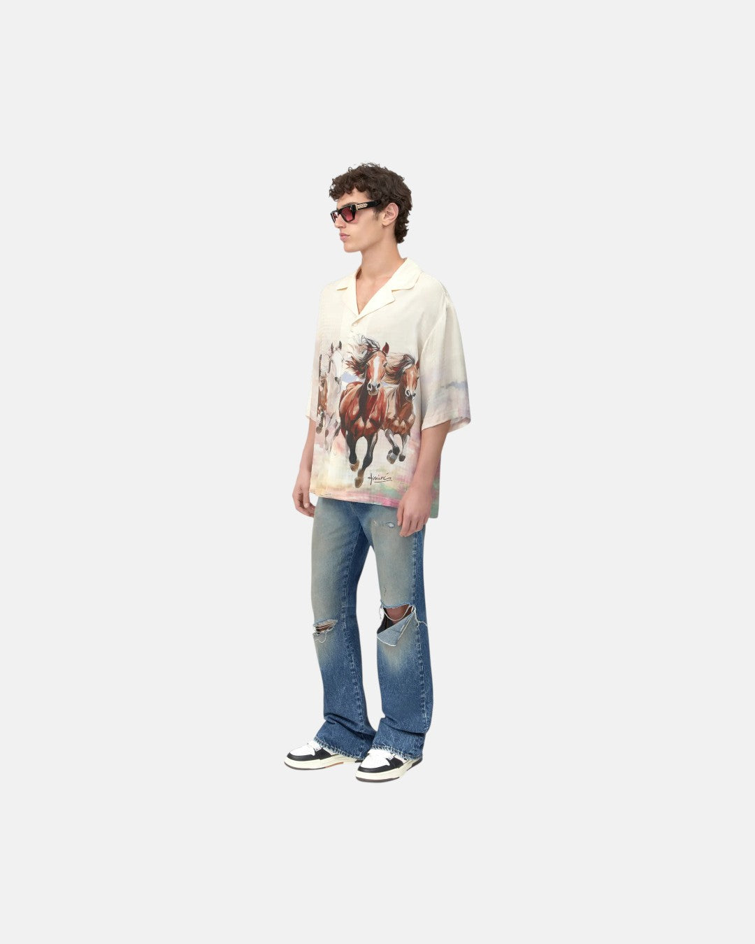 Horses Camp Shirt Multi