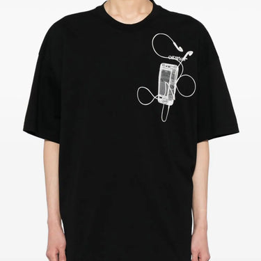 Off White Scan Arr Over S/S Tee Black Grey