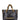 Balmain 1945 Soft Crinkled Leather Tote Bag Black