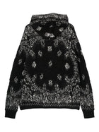 Amiri Bandana Hoodie Black