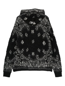 Amiri Bandana Hoodie Black