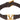Valentino V Leather Bracelet Brown