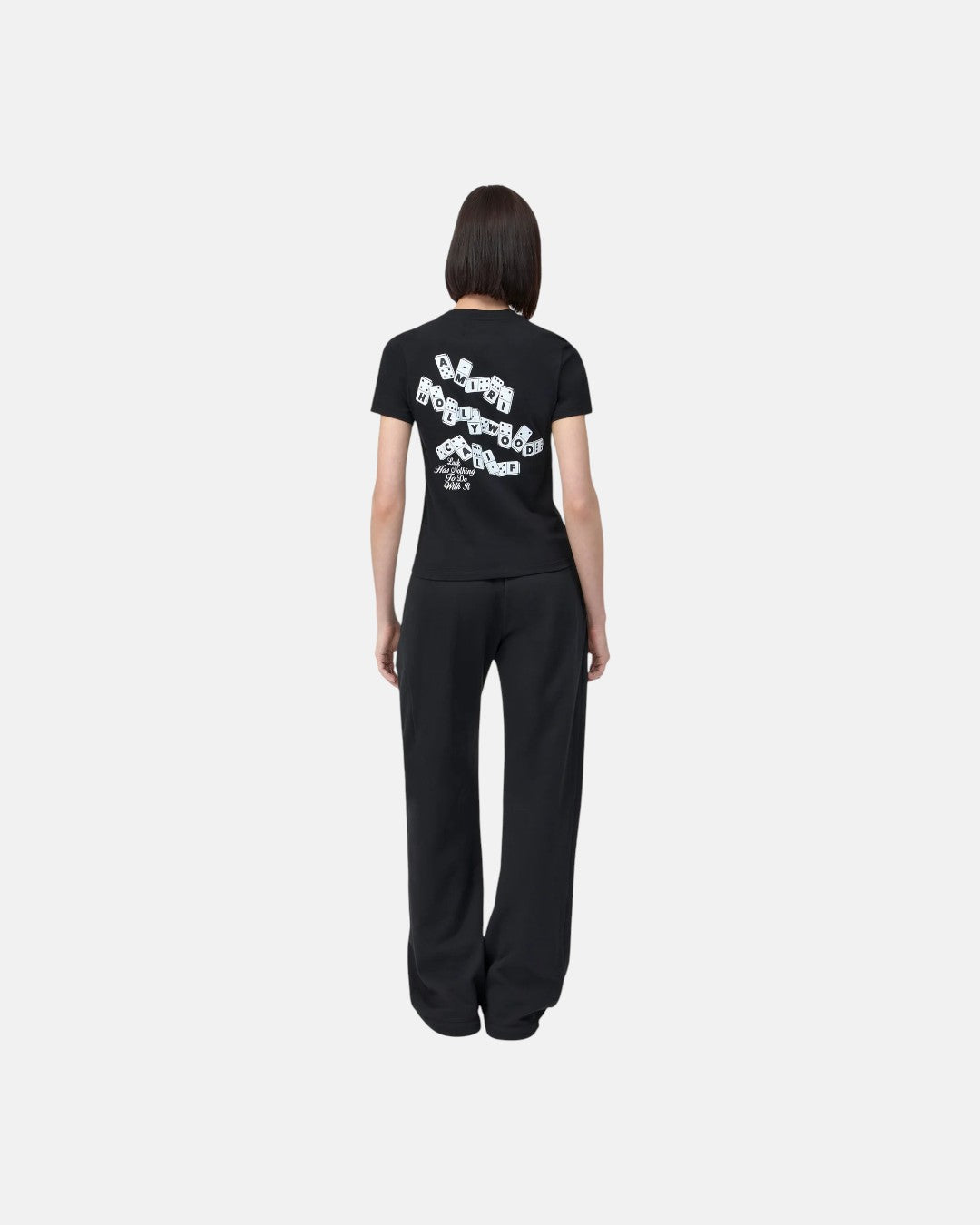 Ma Amiri Domino Tee Black