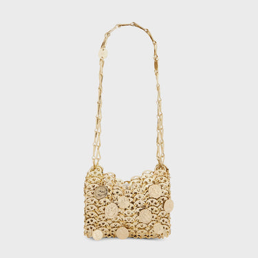 Paco Rabanne 1969 Gold Nano Bag With Medals Light Gold