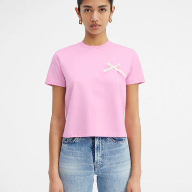 Jacquemus Women Le T-Shirt Noeud Pink 2