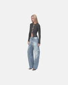 Paneled Jean Indigo