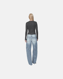 Paneled Jean Indigo