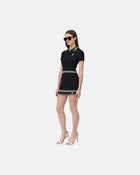 Ma Stripe Polo Black