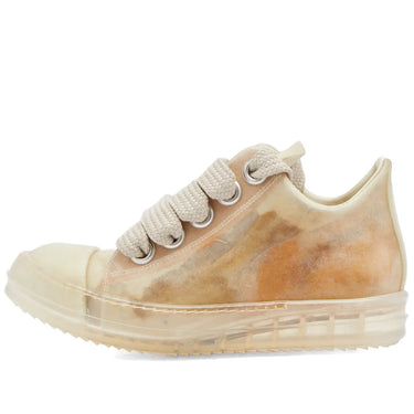 Rick Owens Women Leather Shoes Low Sneaks Natural//Natural/Clear