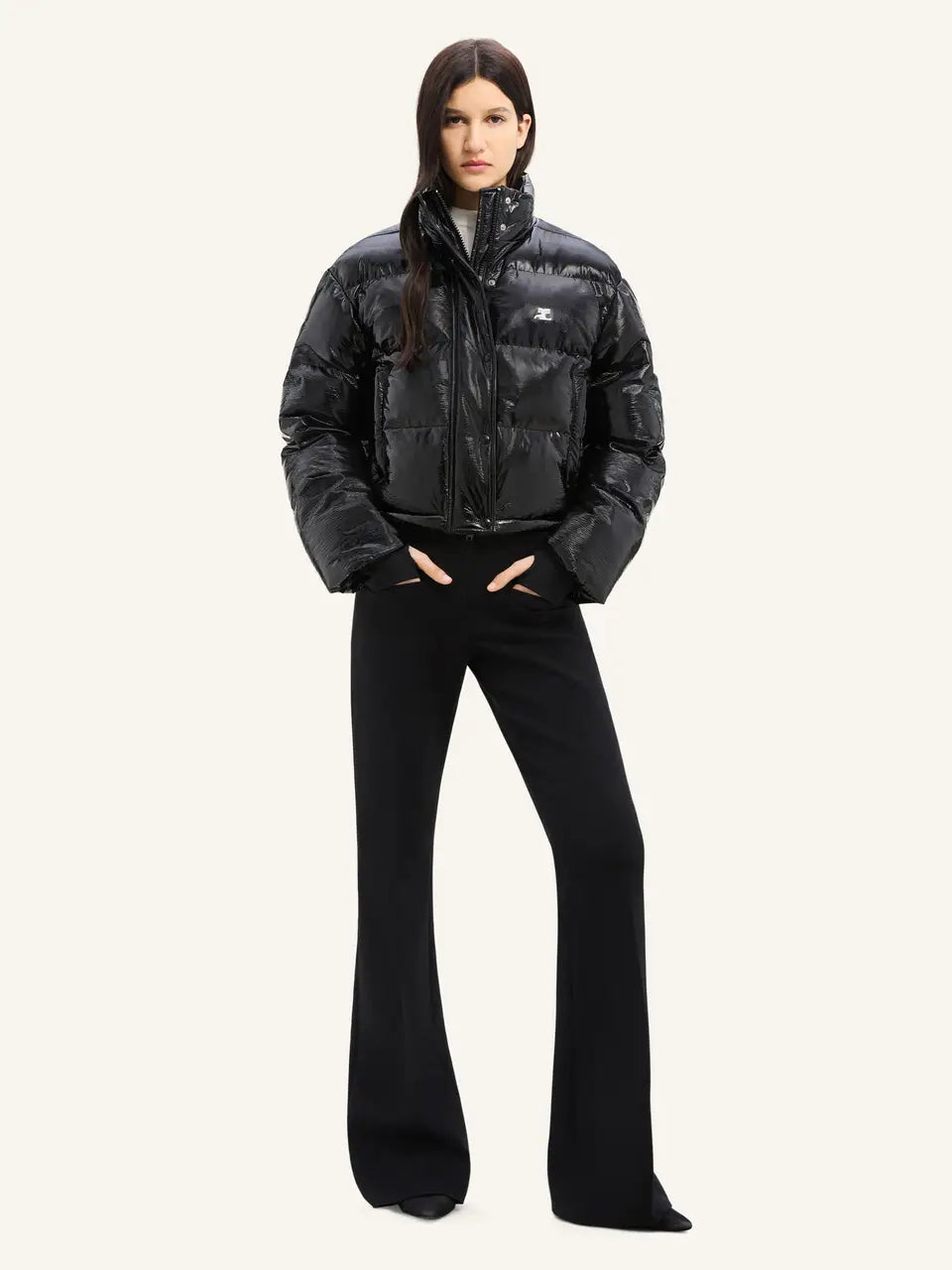Puffer Jacket Ac Vinyl Black – Jet Mexico