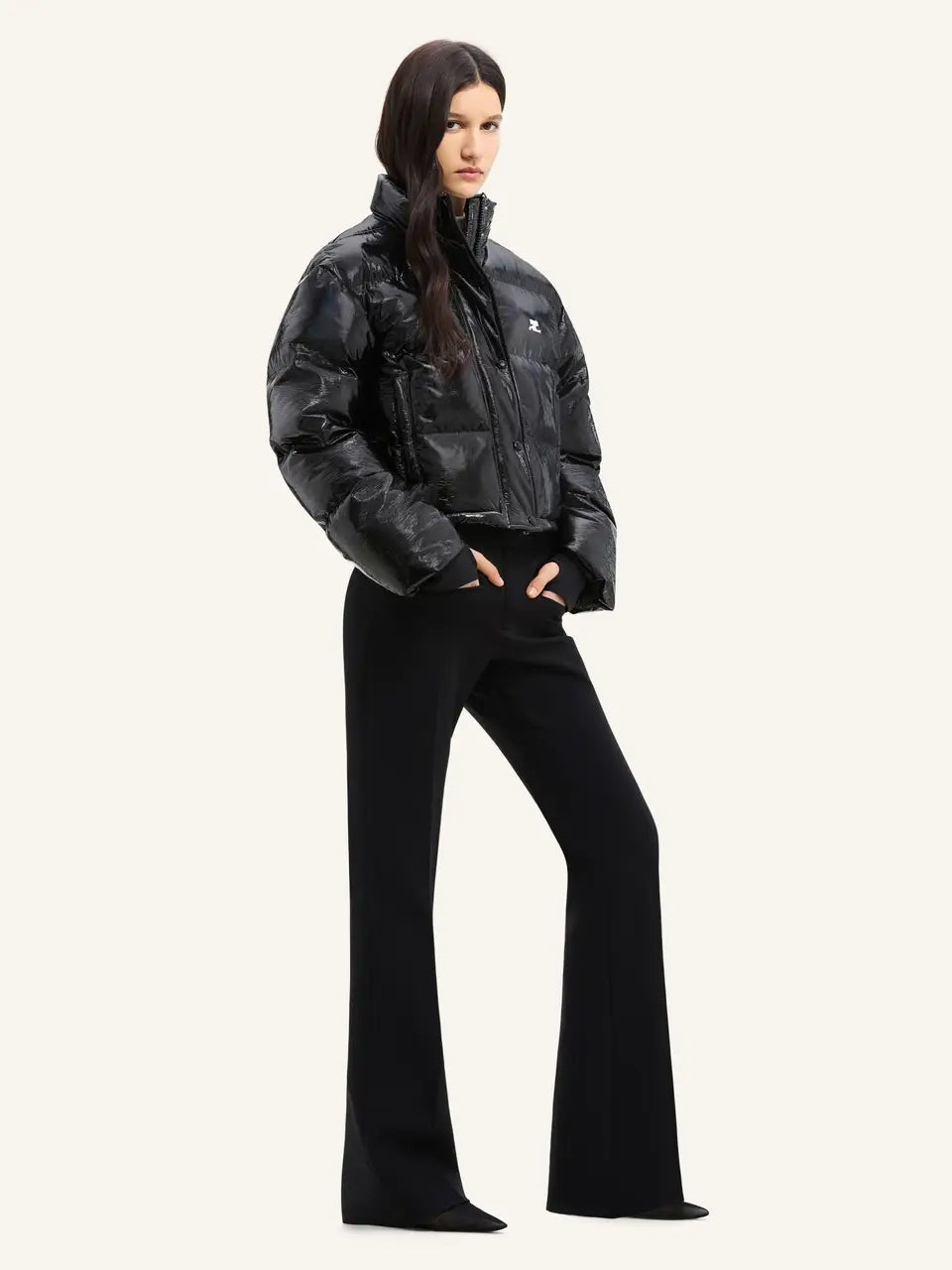 Puffer Jacket Ac Vinyl Black – Jet Mexico