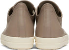 Low Top Leather Sneaker Flesh/Milk/Milk