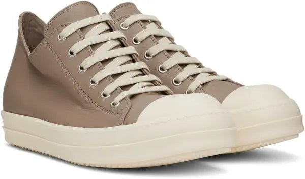 Low Top Leather Sneaker Flesh/Milk/Milk