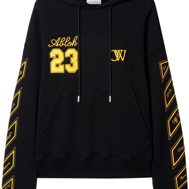 Off White Ow 23 Skate Hoodie Black Gold Fusion