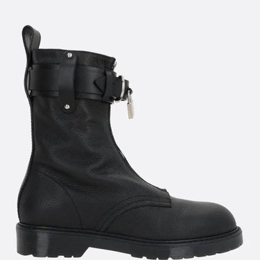 Jw Anderson Black Punk Leather Ankle Boots