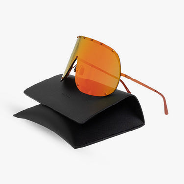 Rick Owens Shield Sunglasses Orange