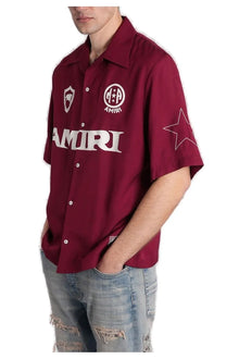 Amiri Sport Camp Shirt Aged Port