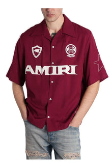 Amiri Sport Camp Shirt Aged Port