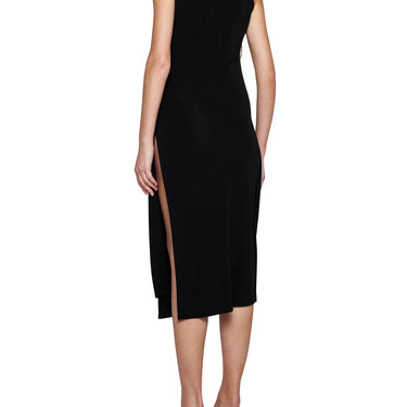 Givenchy Women Ruffle Halter-Neck Dress Black