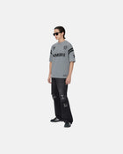 Flannel Repair Baggy Jean Steel Black