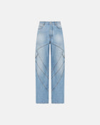 Paneled Jean Indigo