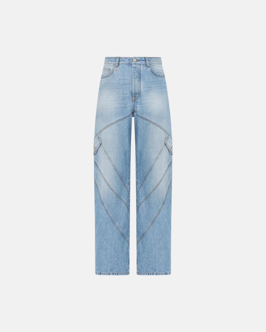 Paneled Jean Indigo