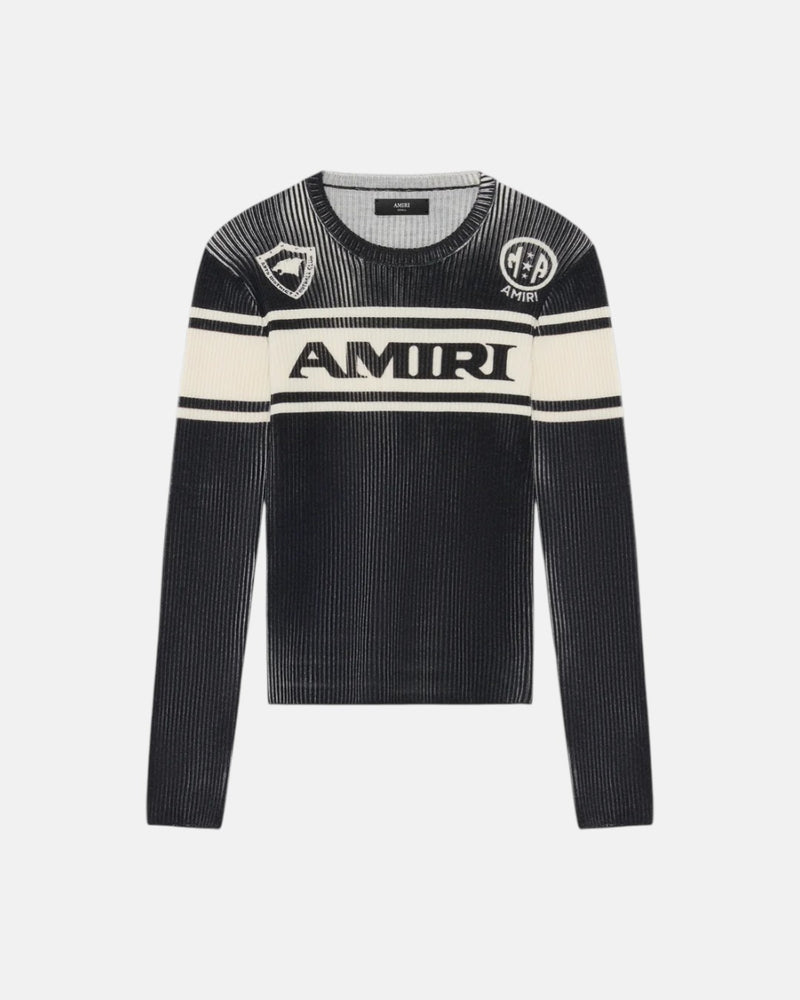 Amiri Sport Ls Tee Black