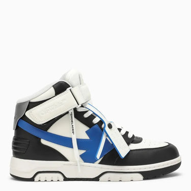 Off White Out Of Office Mid Top Lea Black Navy Blue