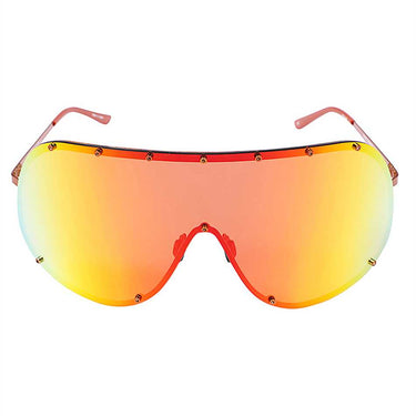 Rick Owens Shield Sunglasses Orange