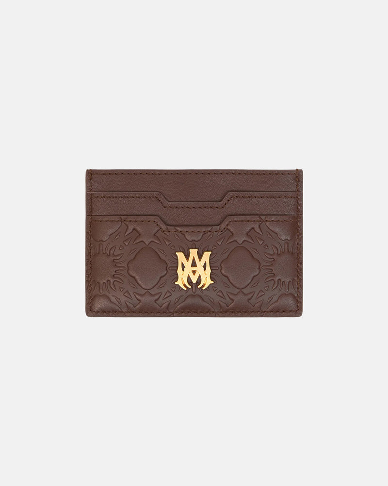 Ma Quad Leather Card Holder Dark Brown