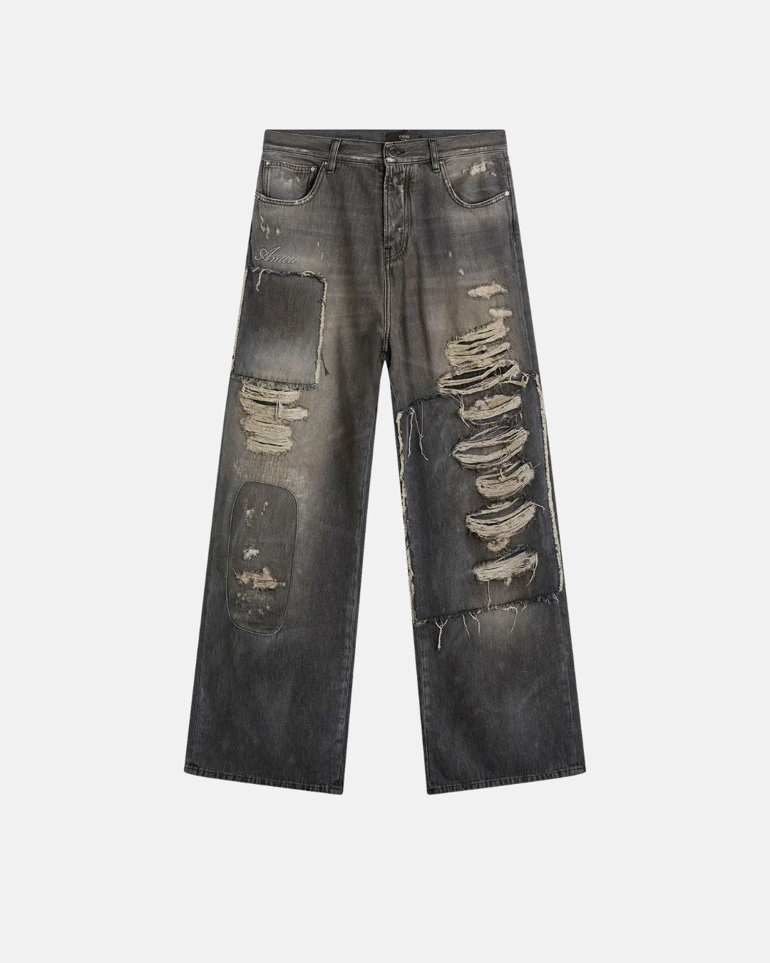 Carpenter Repaired Baggy Jean Crafted Black