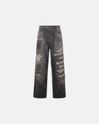 Carpenter Repaired Baggy Jean Crafted Black