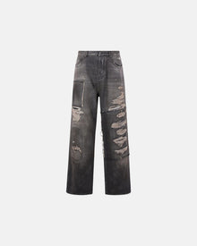 Carpenter Repaired Baggy Jean Crafted Black