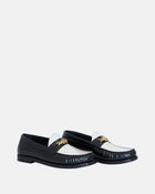 Two Tone Ma Chain Loafer Black