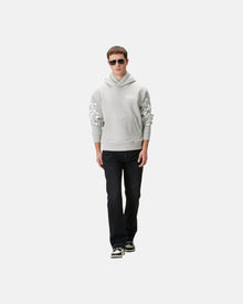 Bones Stacked Hoodie Grey