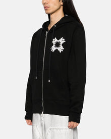Ma Quad Zip Up Hoodie Black