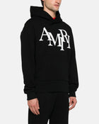 Amiri Staggered Hoodie Black