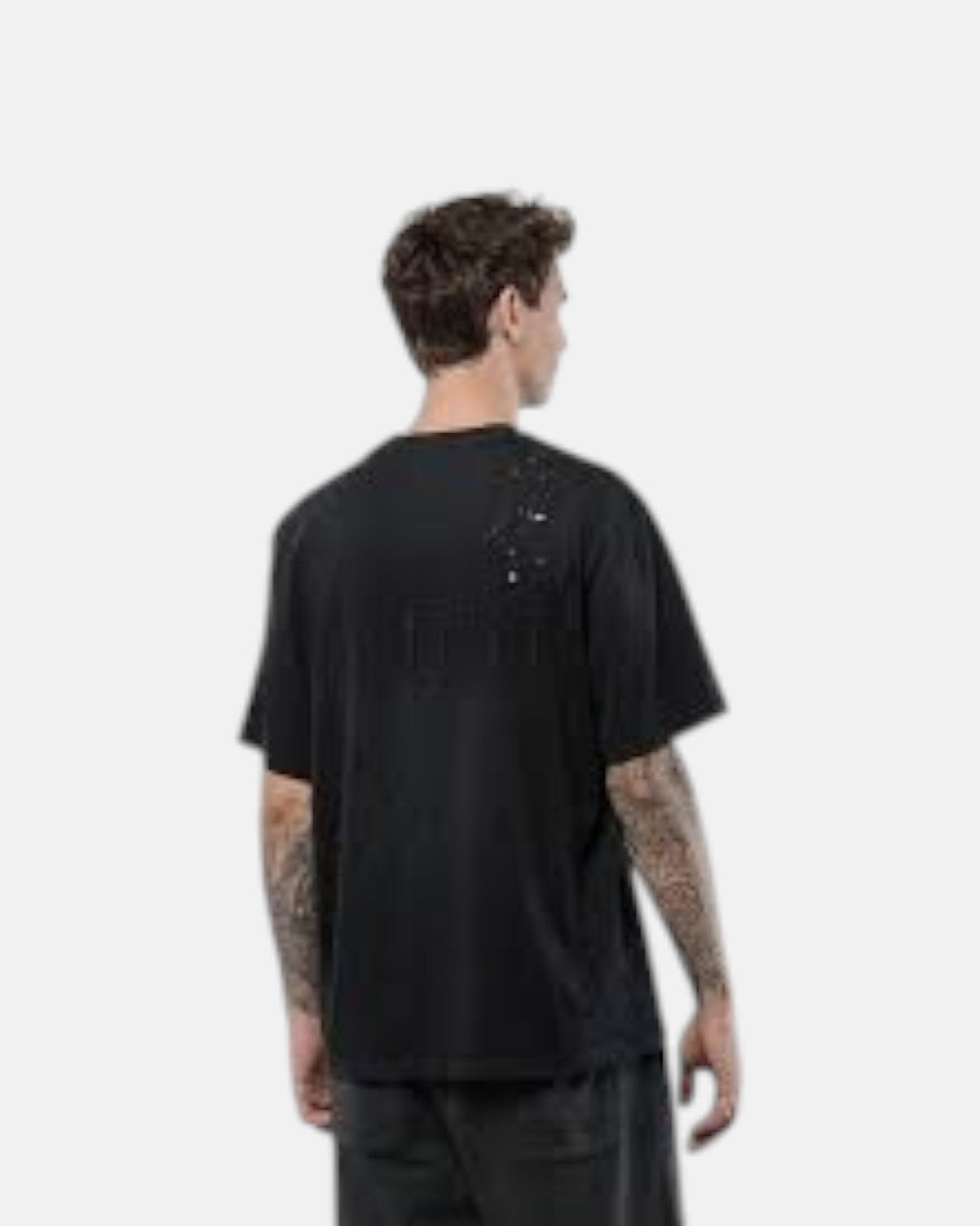 Ma Ma Shotgun Embroidered Tee Black