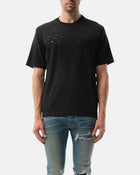 Ma Ma Shotgun Embroidered Tee Black