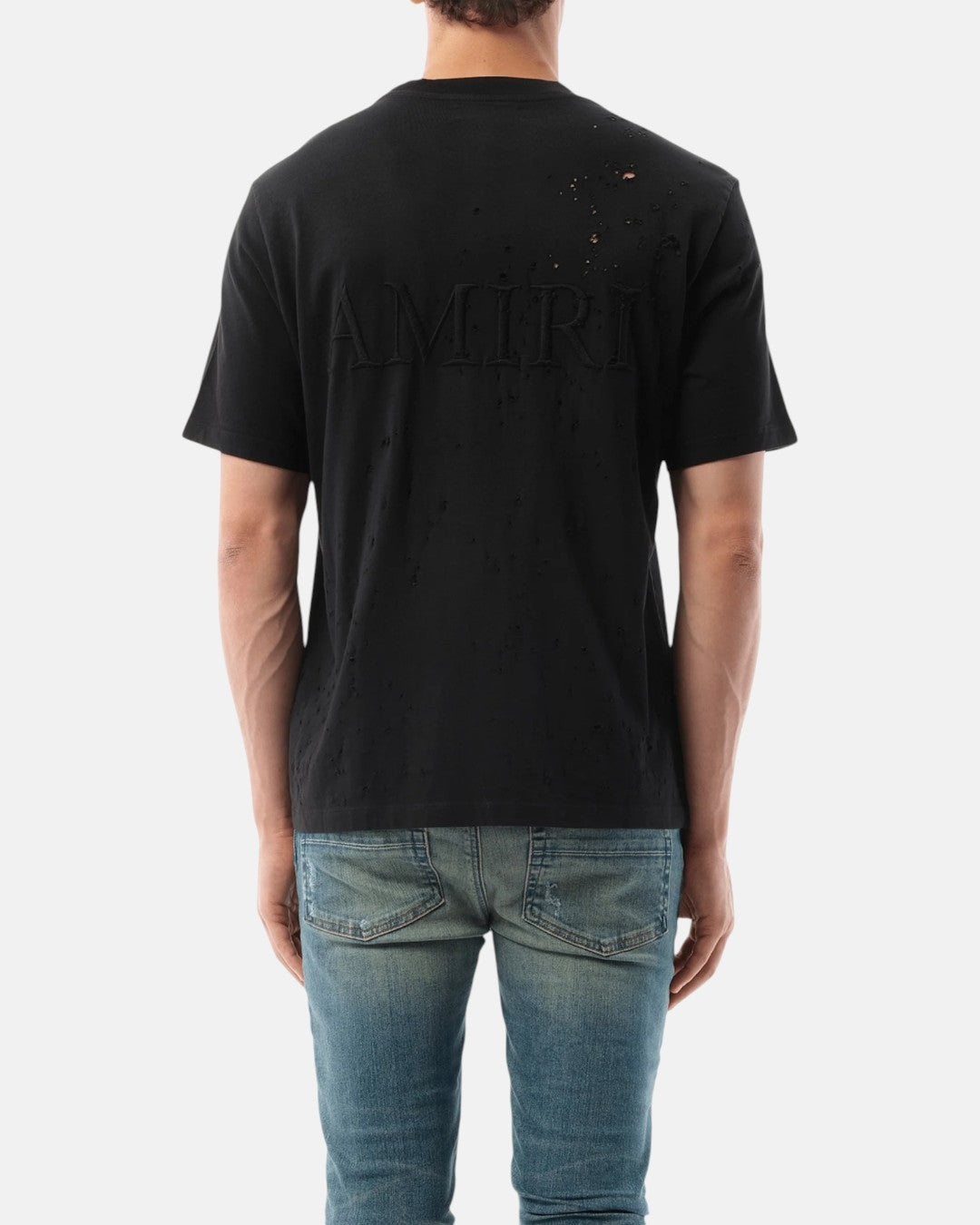 Ma Ma Shotgun Embroidered Tee Black