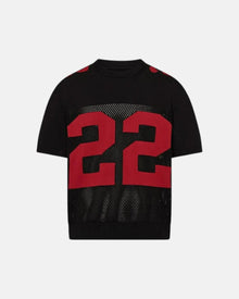 22 Tee Black Red