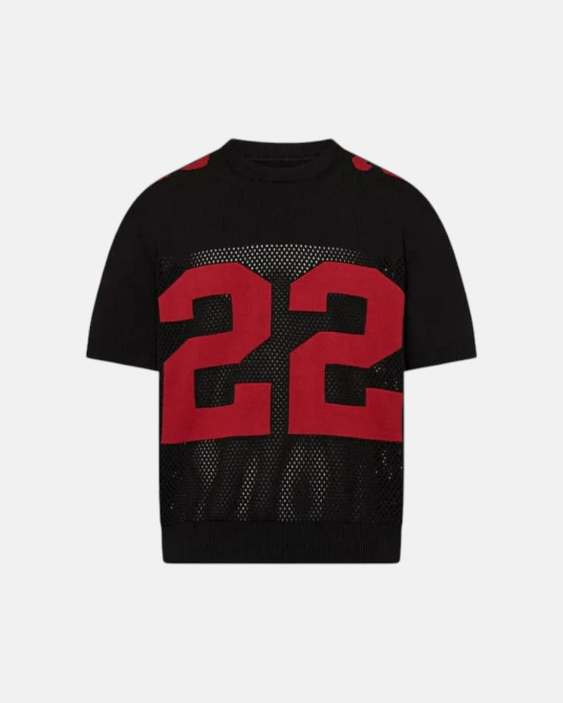 22 Tee Black Red
