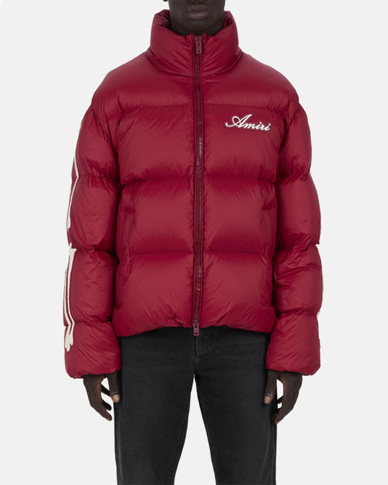 Bones Down Jacket Deep Red