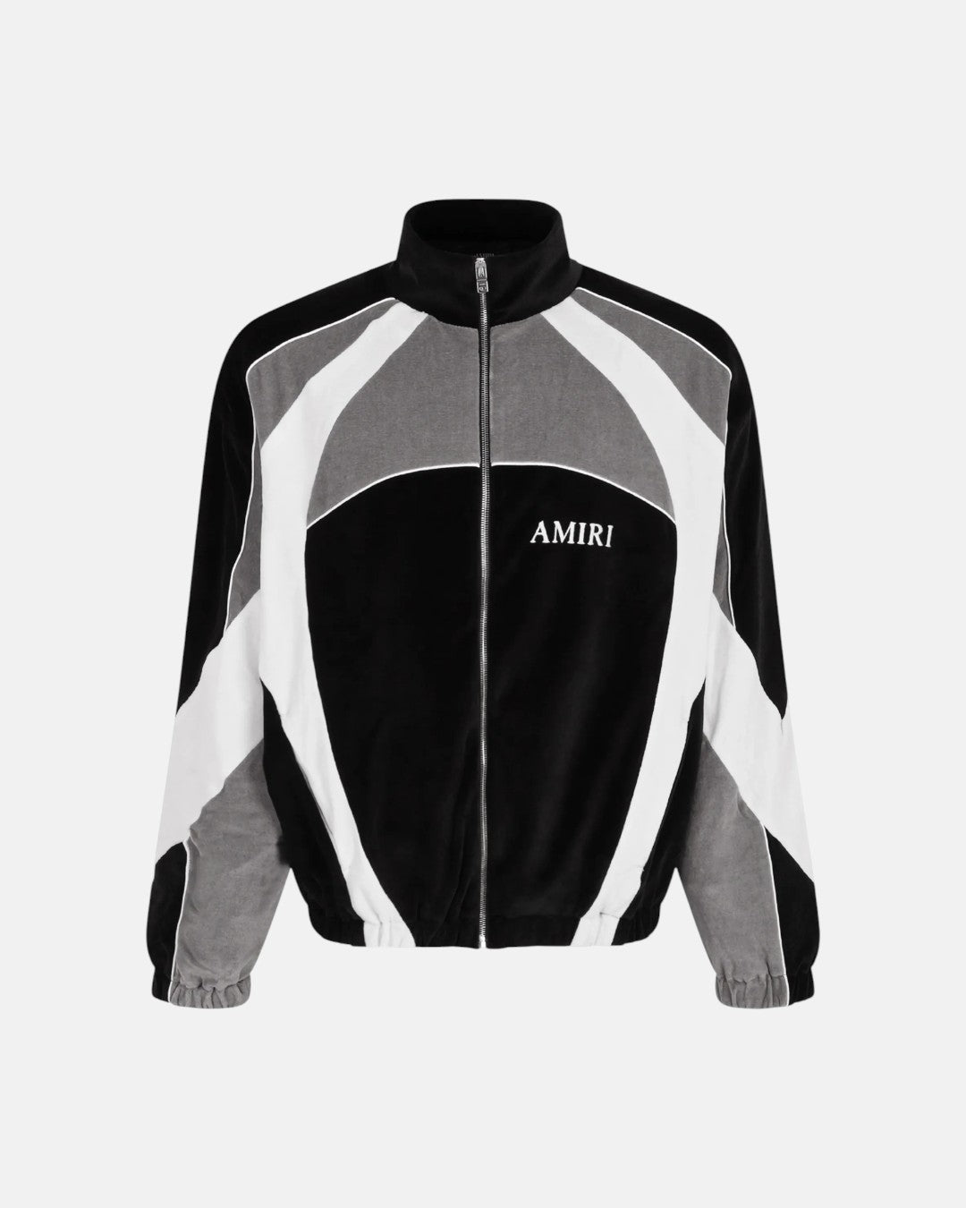 Oversized Panel Track Jacket Black