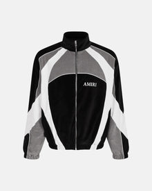Oversized Panel Track Jacket Black